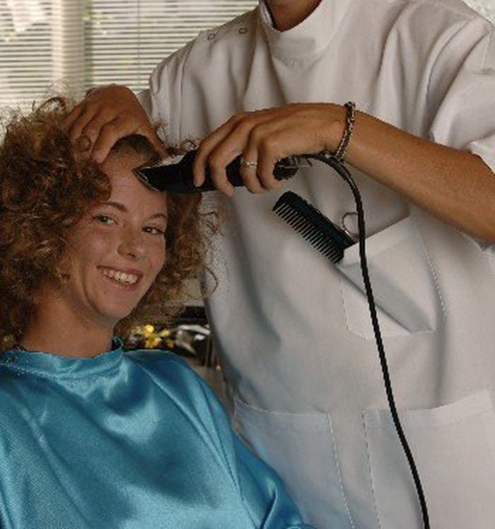 FUN HAIR CUT & more - PHOTOS - Capes, clippers and haircutting