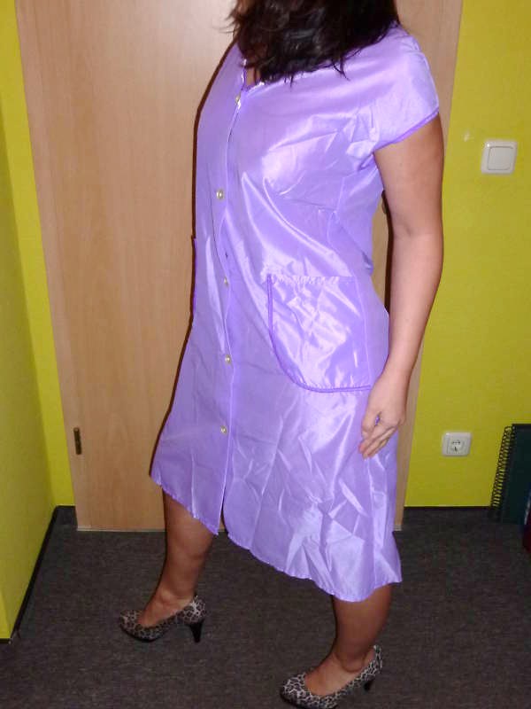 sexy purple smock