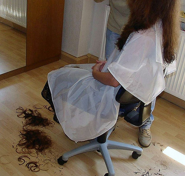 home hair cutting