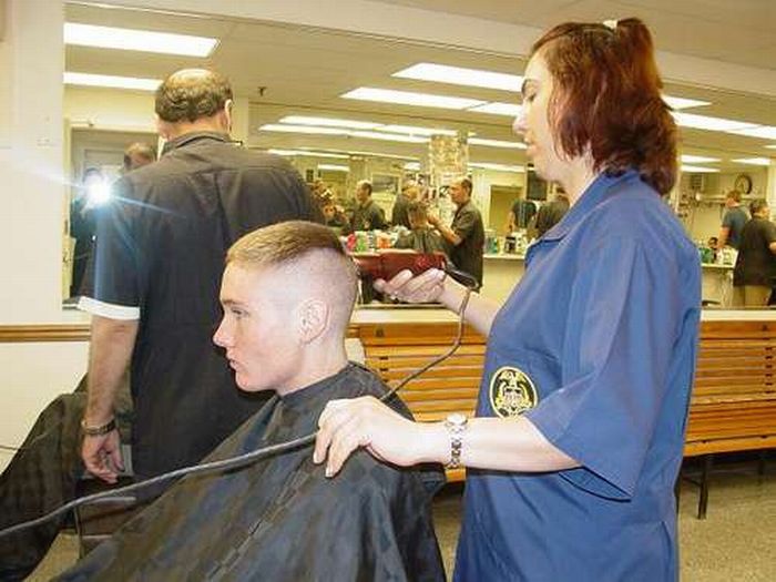 military cut