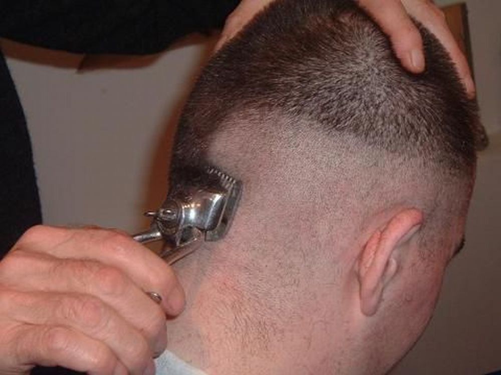 military haircut