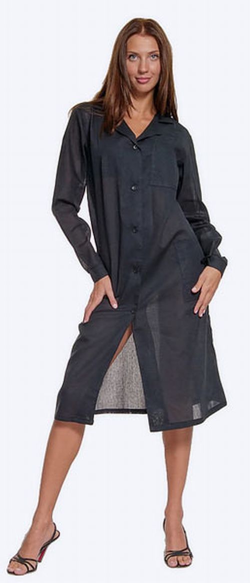 barberette in black smock