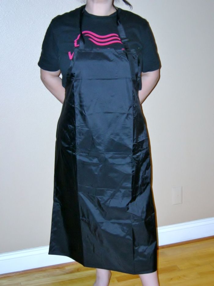 barberette in long black apron